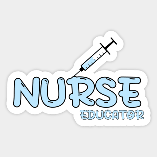 Nurse Educator Blue Sticker